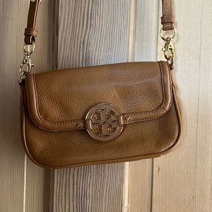 Tori Burch Brown leather crossbody